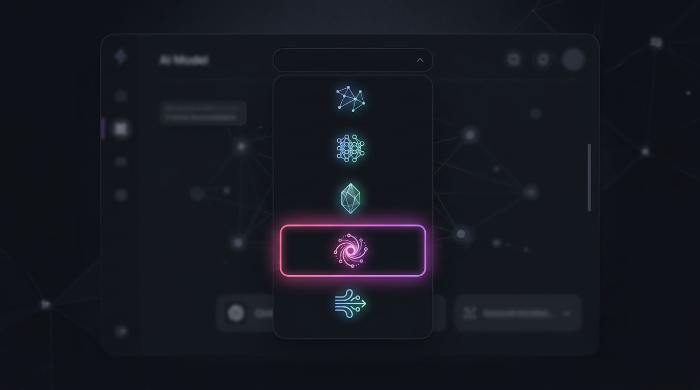 AI风月新手指南第 2 步示意图:选择模型